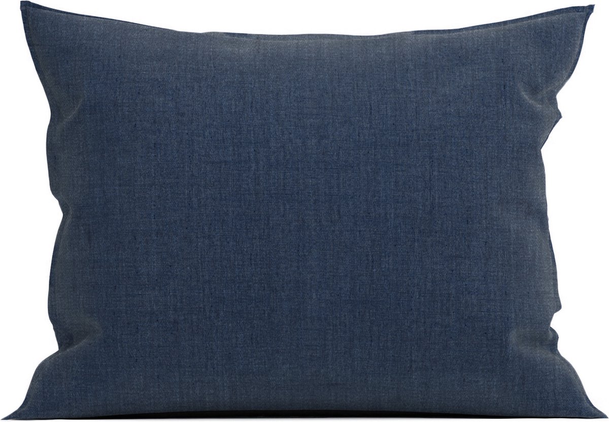 Heckettlane Franela Kussensloop - Blauw - 50x50cm - Blauw