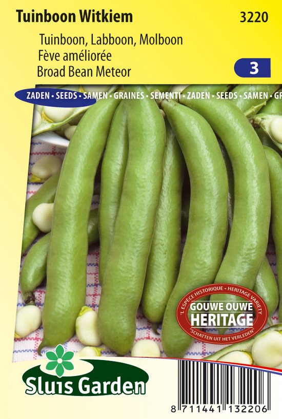Sluis Garden – Tuinboon Witkiem – 85 gram – 3220