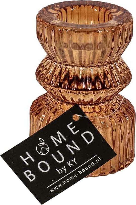 Cloudnola Omkeerbare glazen bloemenvaas en knopvaas, roze en geel, 7,5 hoogte x 3,2 Dia, huis, bruiloft en evenement decor