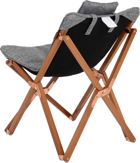 Bo-Camp - Urban Outdoor - Relaxstoel - Bloomsbury - S - Oxford polyester - Grijs van Bo-Camp — afbeelding 5
