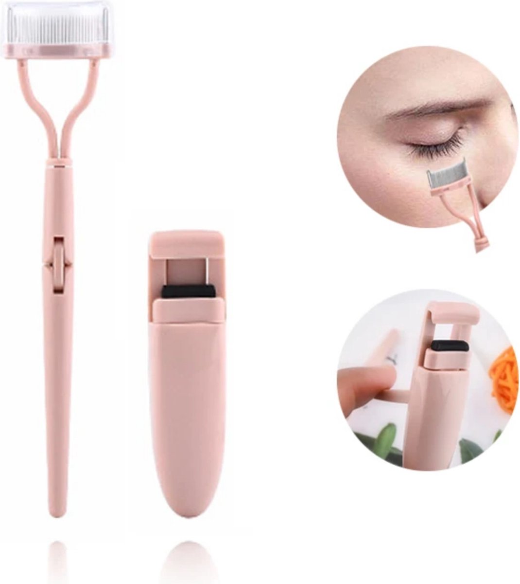 Goedkoopste Winmperkruller - Wimper kam - Eyelash comb - Wimper borstel - Wimper separator - Lash Separator - Roze - LOUZIR