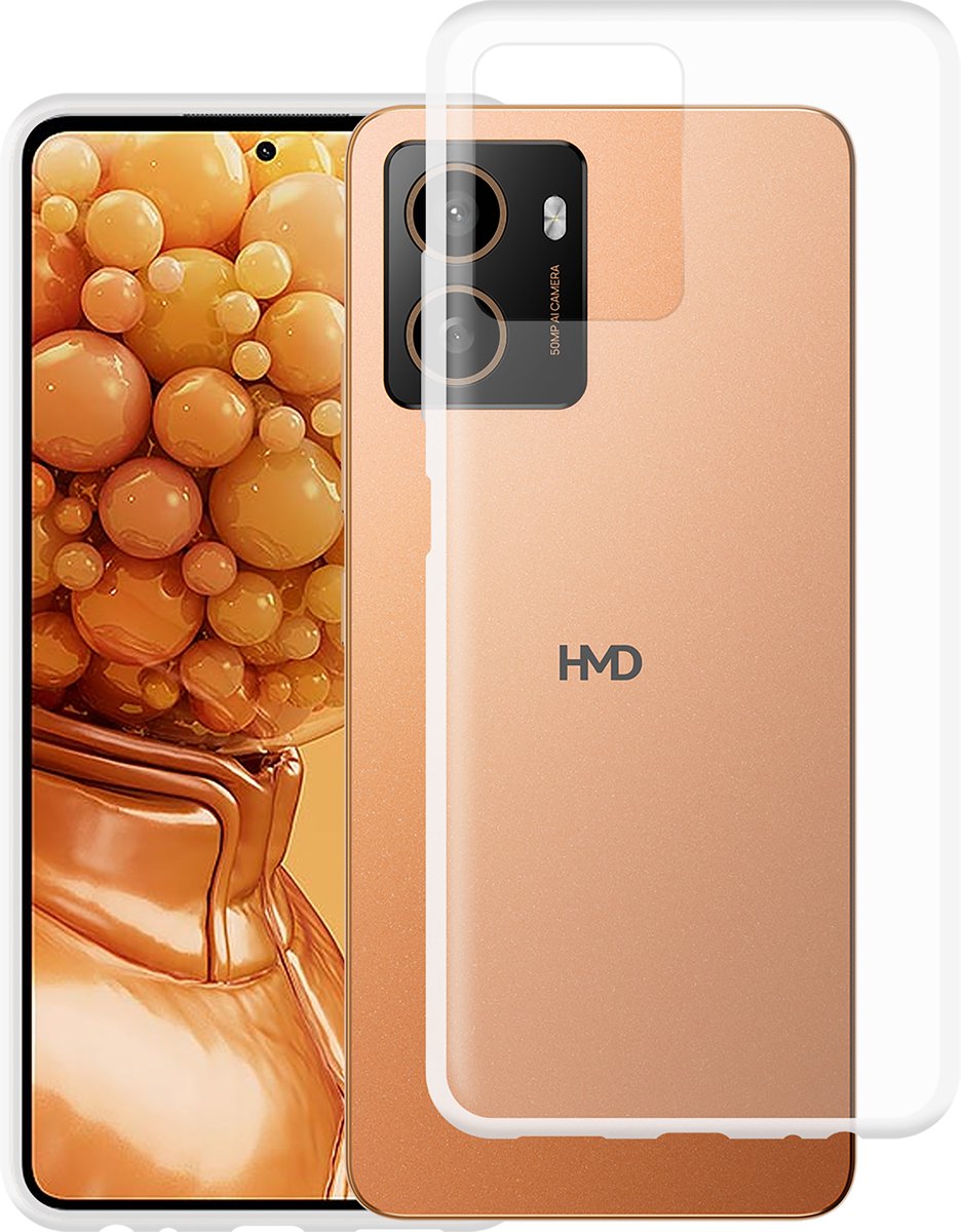 Cazy hoesje geschikt voor HMD Pulse+ Hoesje Siliconen - Flexibele Case - Transparant