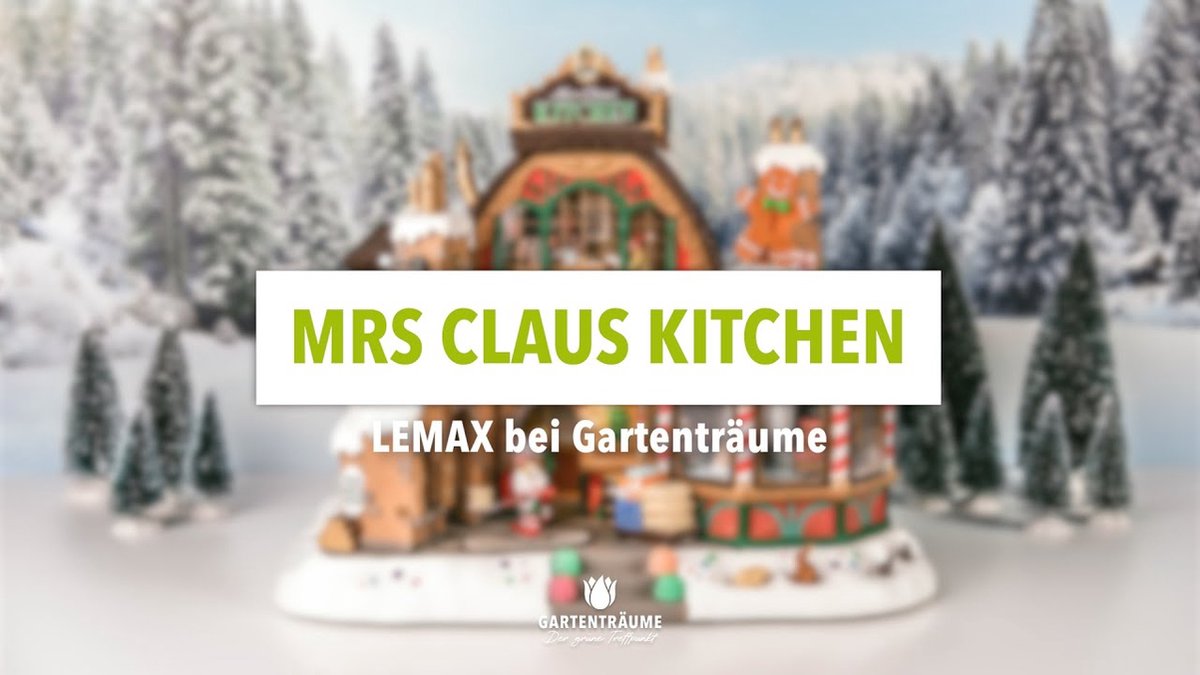 Lemax Kerstdorp Mrs. Claus' Kitchen - met verlichting - 4.5V adapter – foto 7