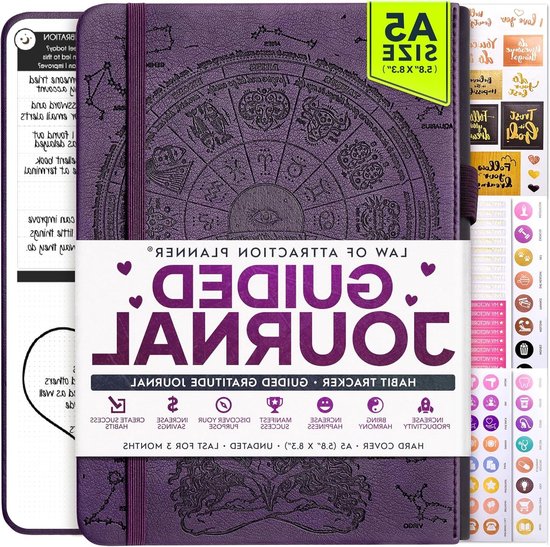 90 dagen Law of Attraction leven doelen planner - creëer droomleven - dankbaarheidsbetuiging weekplanner - succes visiebord organisator - plannerstickers Planner