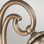 Kichler LED Wand Buitenlamp Halleron | 2X E14 Max 40W | IP44 | Dimbaar | Burnished Bronze