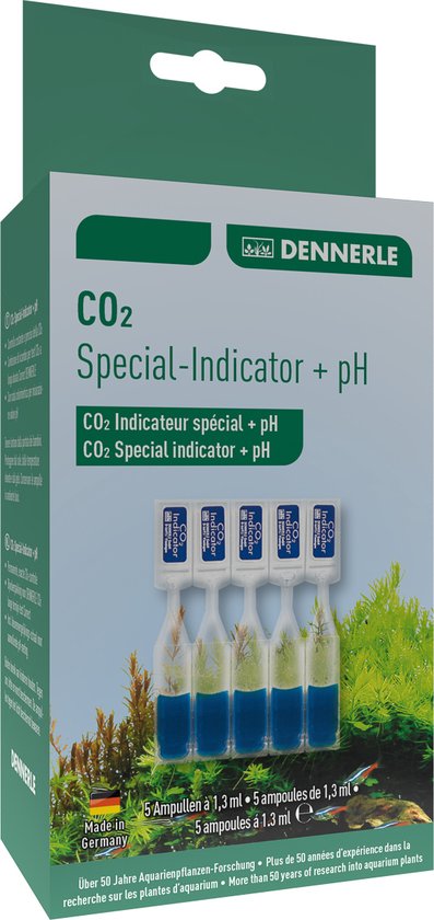 Foto: Dennerle navulverpakking voor co2 langetermijntest correct