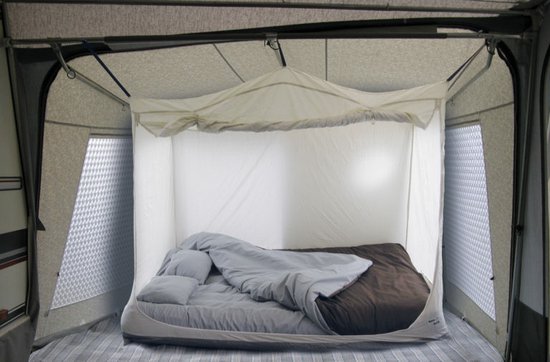 Eurotrail Erker - Binnentent - 200x135x160 cm - Beige van Eurotrail — afbeelding 2