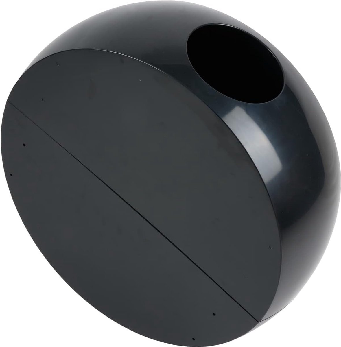 Goedkoopste Wasmand, elegant en modern design, 60 liter vuile wasmand voor badkamer en wasruimte - zwart