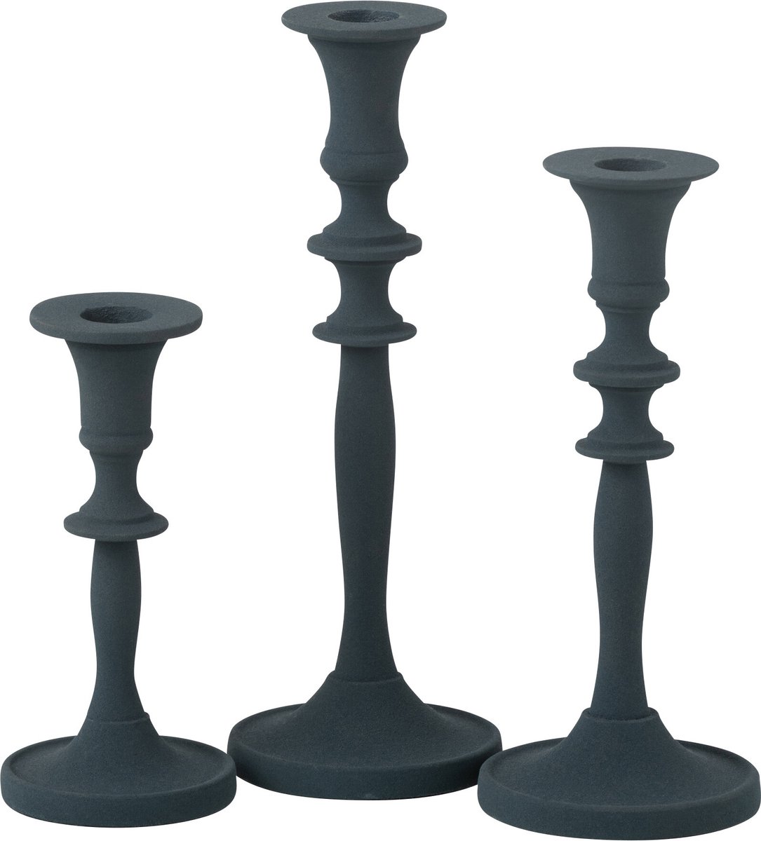 J-Line kaarshouder Klassiek - aluminium - blauw - 3 stuks