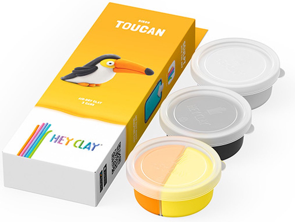 Hey Clay - Boetseerklei - Vogels - Toekan