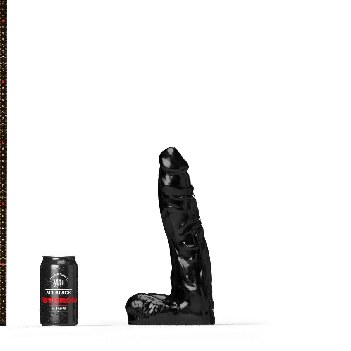 Goedkoopste All Black Steroïd - The Coach - Dildo - 30x 6,9 cm - zwart