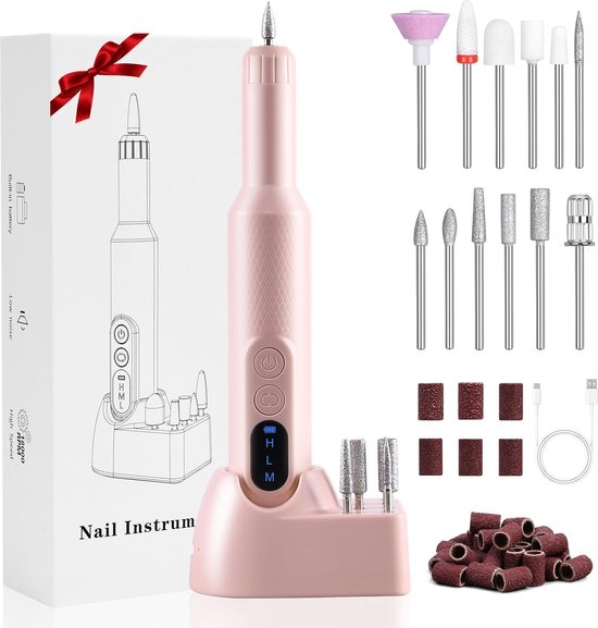 Foto: Nagelfrees nagelfrees set nagelfrees elektrische nagelfrees electrisch nagelfrees manicure pedicure manicure set manicureset pedicureset pedicure set nagelfrees machine elektrische nagelvijl voor gelnagels nagelfreesmachine