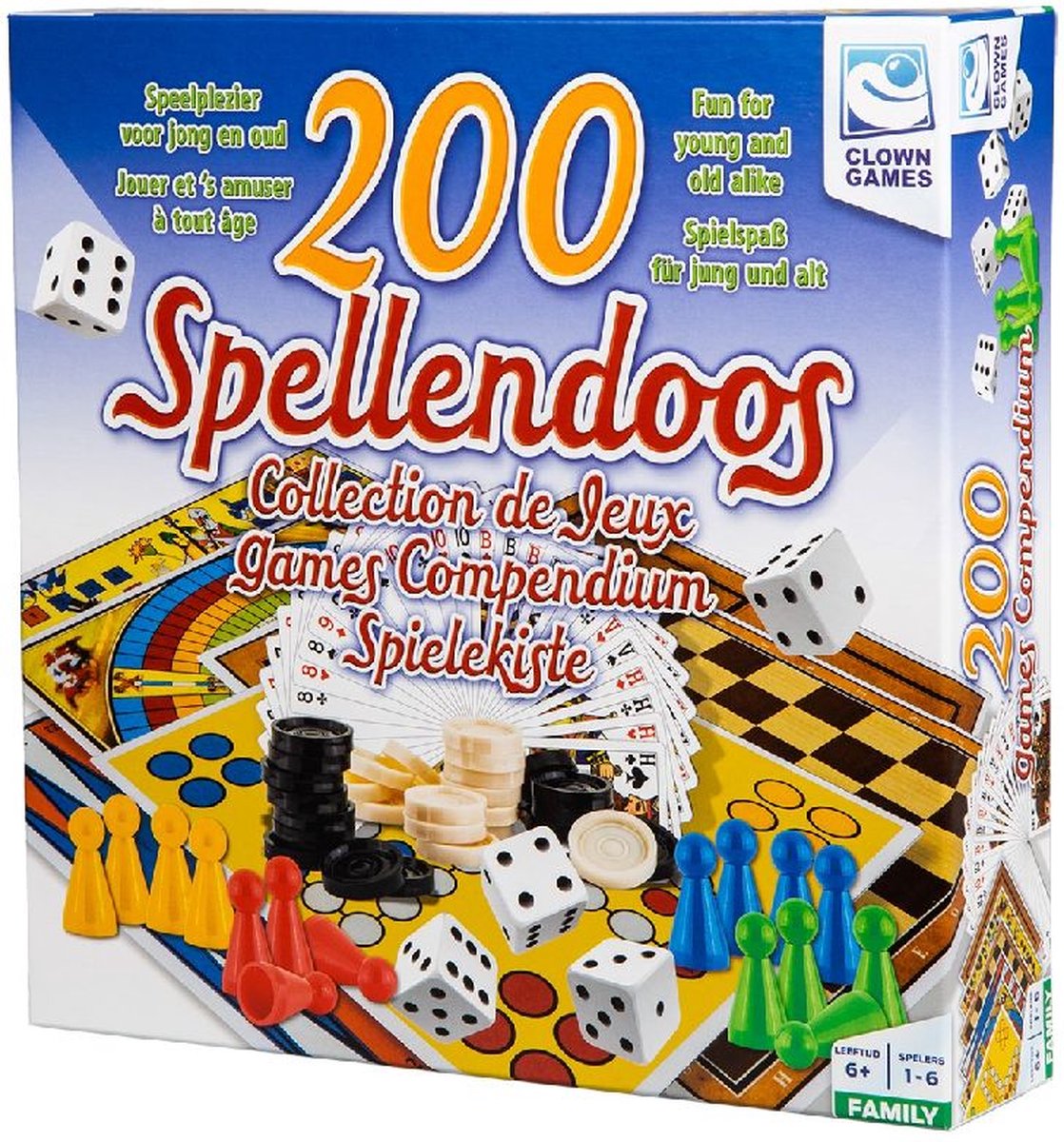 Spellendoos 200 delig - Clown