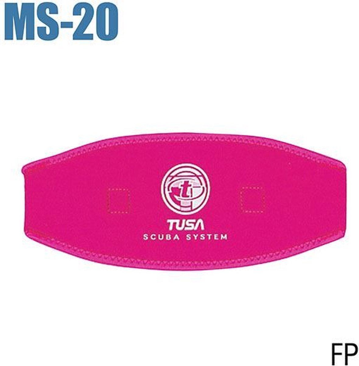 TUSA Masker Strap Cover Neopreen Roze