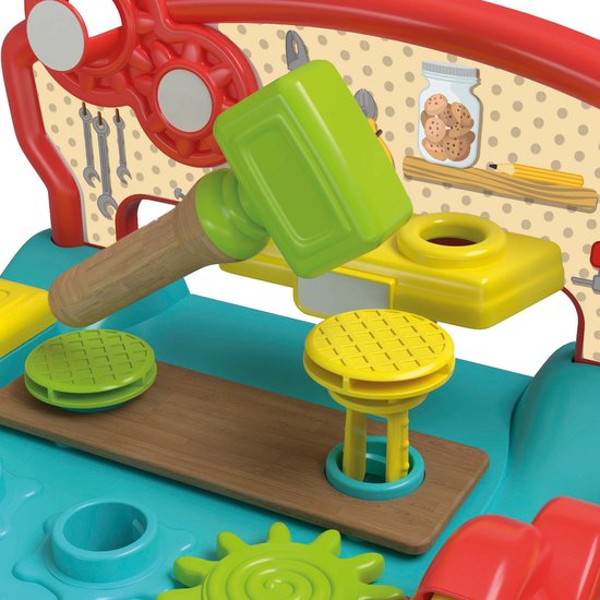 Clementoni - Baby Werkbank met gereedschap - Montessori Speelgoed - vanaf 6 maanden — afbeelding 2