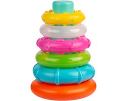 Playgro Sorteer- en Stapeltoren – Educatief Speelgoed – Speelgoed Baby - Speelgoed 1 jaar - Baby speelgoed - Interactief speelgoed Baby - Kraam Cadeau