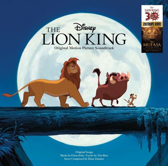 Various Artists - The Lion King (Original Motion Picture Soundtrack) (LP) (Original Soundtrack)