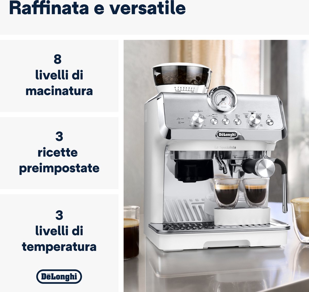 De’Longhi Dedica Arte EC9155.W Half automatisch Espressomachine 1,7 l thumbnail 8