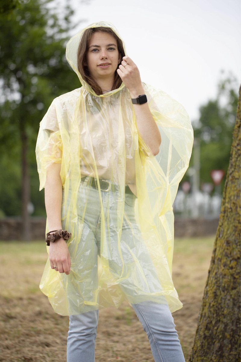 Ponchos à Pluie Jetables - 5 Pack Clear Ponchos Tunisia