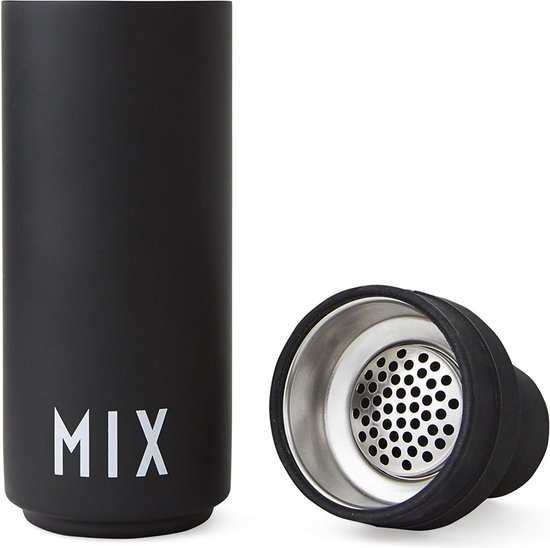 Dzmuero Cocktailshaker, koude koffieschakelaar, stalen shaker, glazen mixer, roestvrijstalen deksel met filterfunctielaag, verzegeld en duurzaam, antislip voor thuis en bar (goud