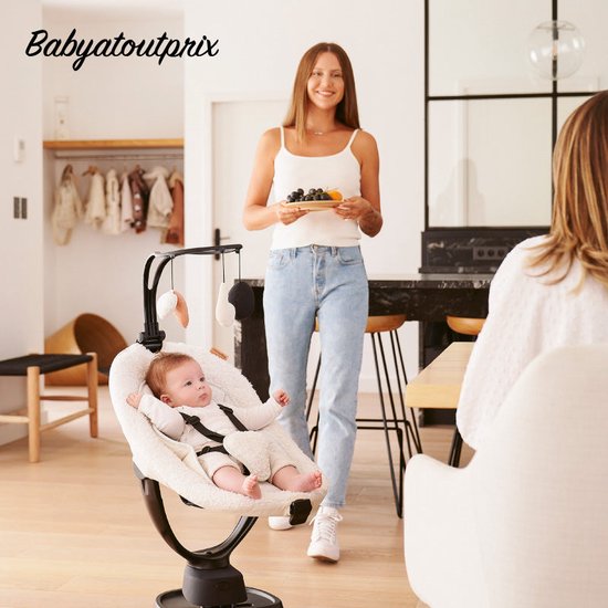 Babymoov Swoon Evolution Teddy Curl White Babyschommel A055020 van Babymoov — afbeelding 5