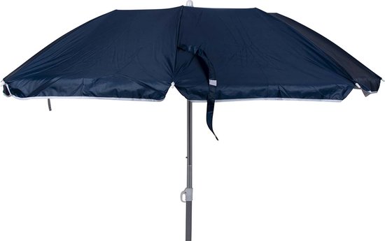 Bo-Camp parasol compact 3-delig Ø 160 cm blauw
