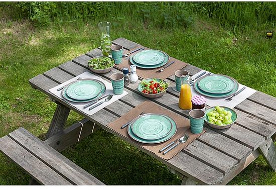 Bo-Camp - Beker - Halo - Blauw - 4 Stuks van Bo-Camp — afbeelding 4