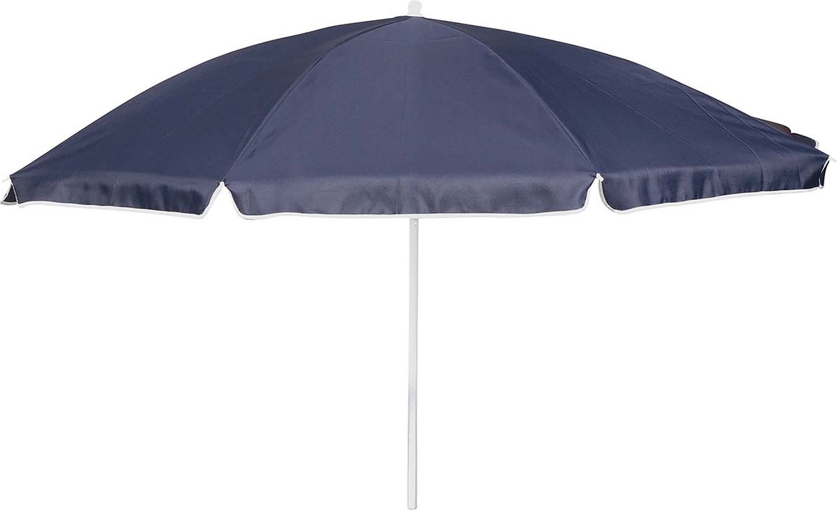 Bol.com Bo-Camp - Parasol - Met knikarm - Ø 165 cm - Blauw aanbieding