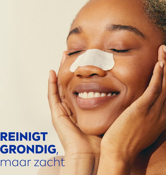 NIVEA Zuiverende Clear-up Strips - Neusstrips Meeeters - Blackhead Remover - Mee eters verwijderen - Pimple Patch - 6 stuks