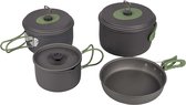 Bo-Camp - Pannenset - Explorer - 4-Delig - Hard anodized - Aluminium
