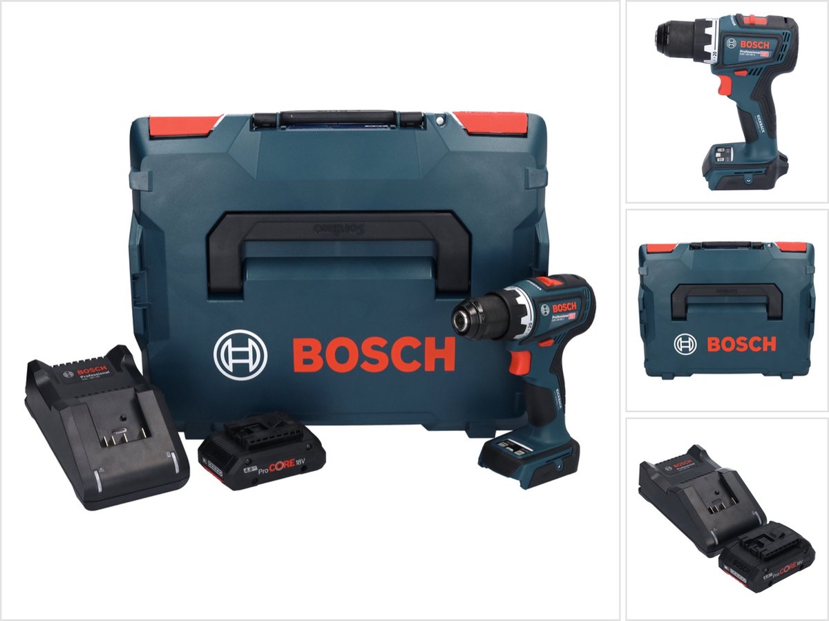 Bosch Professional GSR 18V-90 C Accu Schroefboormachine 18V 4.0Ah in L-Boxx - 06019K6004 thumbnail 8