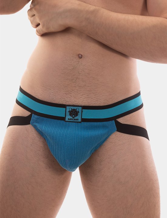 Barcode Berlin Jockstrap Yeni Blue - MAAT L - Heren Ondergoed - Jockstrap voor Man - Mannen Jock