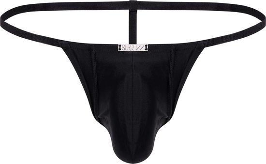 Sukrew G-String Nightlife Black - MAAT XS - Heren Ondergoed - String voor Man - Mannen String