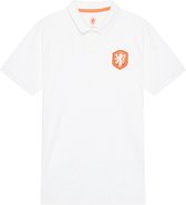 Nederlands elftal polo heren - wit - maat L - maat L