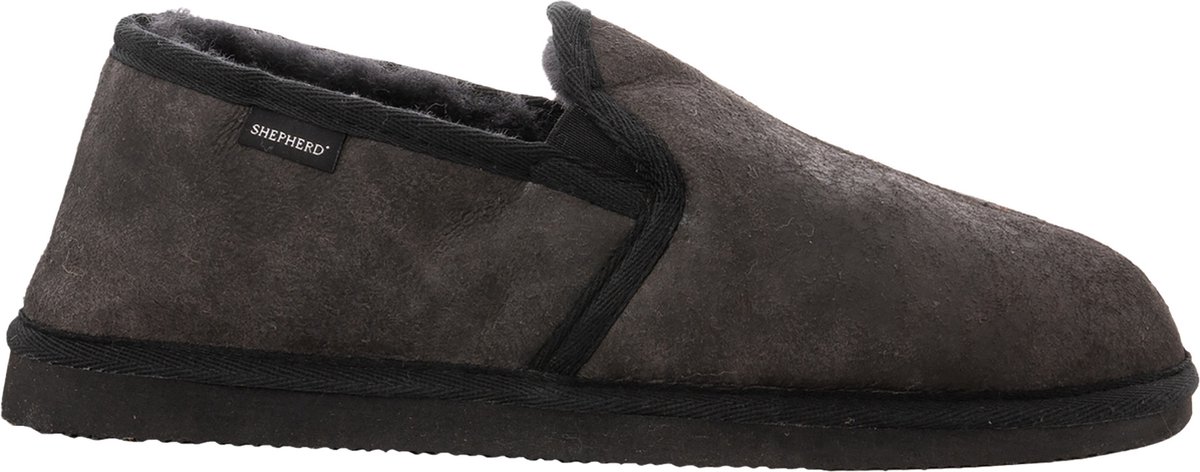 SHEPHERD OF SWEDEN Bosse slippers Matt black 46 Heren Sloffen MATT BLACK