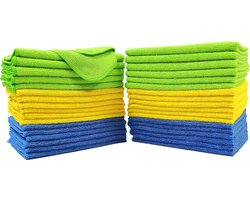 Chiffon de nettoyage en microfibre lot de 36 - 305 x 406 cm - Polyte