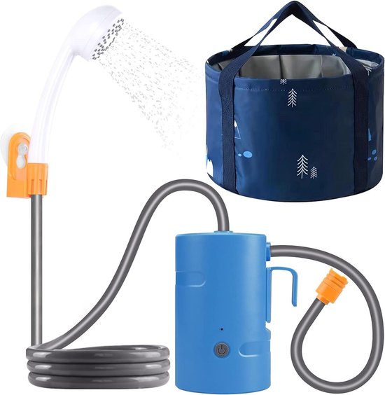 Diealles Shine Campingdouche Met Pomp, Draagbare Opslag, Outdoor Douche 5200 Mah Batterij Mobiele Voor Reizen Tuin Autowassen 2118538275