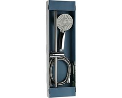 DoaBuy Handdouche met 3 Standen - 11 cm Diameter - 150 cm Doucheslang - Chroom
