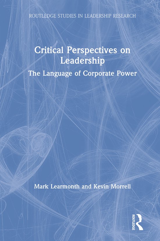 Routledge Studies in Leadership Research- Critical Perspecti ... - cover