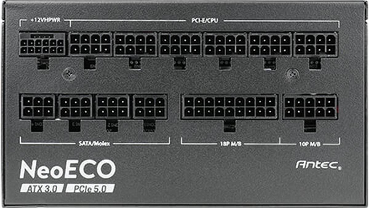 Antec Neo Eco Modular Ne1300G M Atx3.0 Ec Power Supply Unit 1300 W 20+4 Pin Atx voeding - afbeelding 2