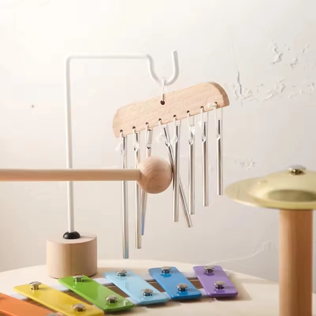 MiniMundo® 6-in-1 Kinder Drumstel & Muziektafel – Educatief Muziekspeelgoed – Cadeau voor Jongens & Meisjes — afbeelding 5