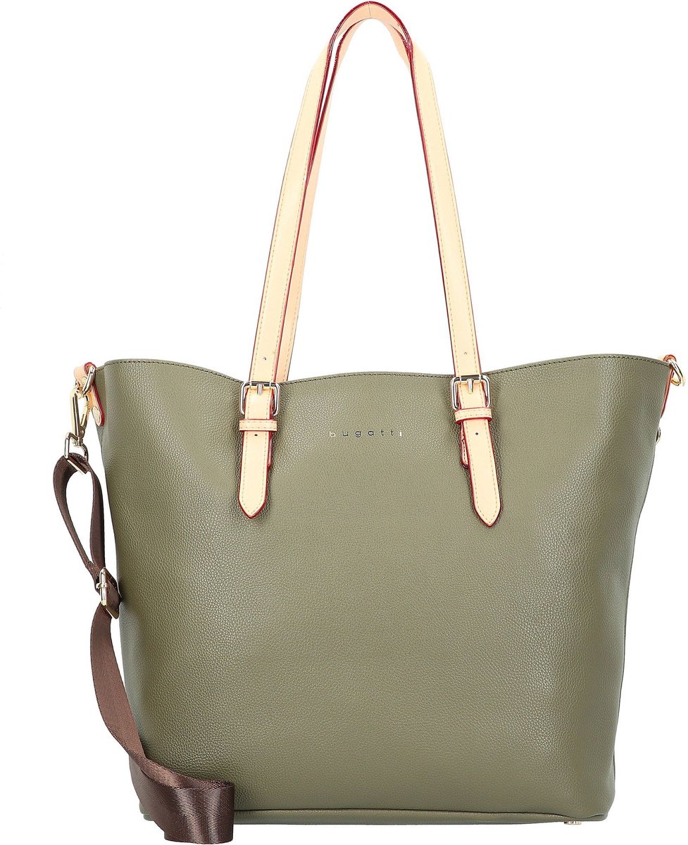 bugatti Schoudertas Ella Shopper Olive Groene