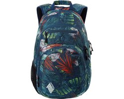 NITRO Laptop rugzak Rugzak met laptopvak Daypacker Collection Stash 29 Backpack Tropical Kleurrijke