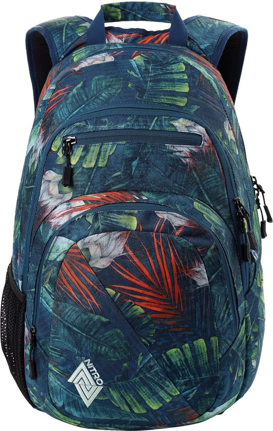 NITRO Daypacker Stash 29 Backpack Dead Flower vert NITRO Daypacker Stash 29 Backpack Dead Flower vert