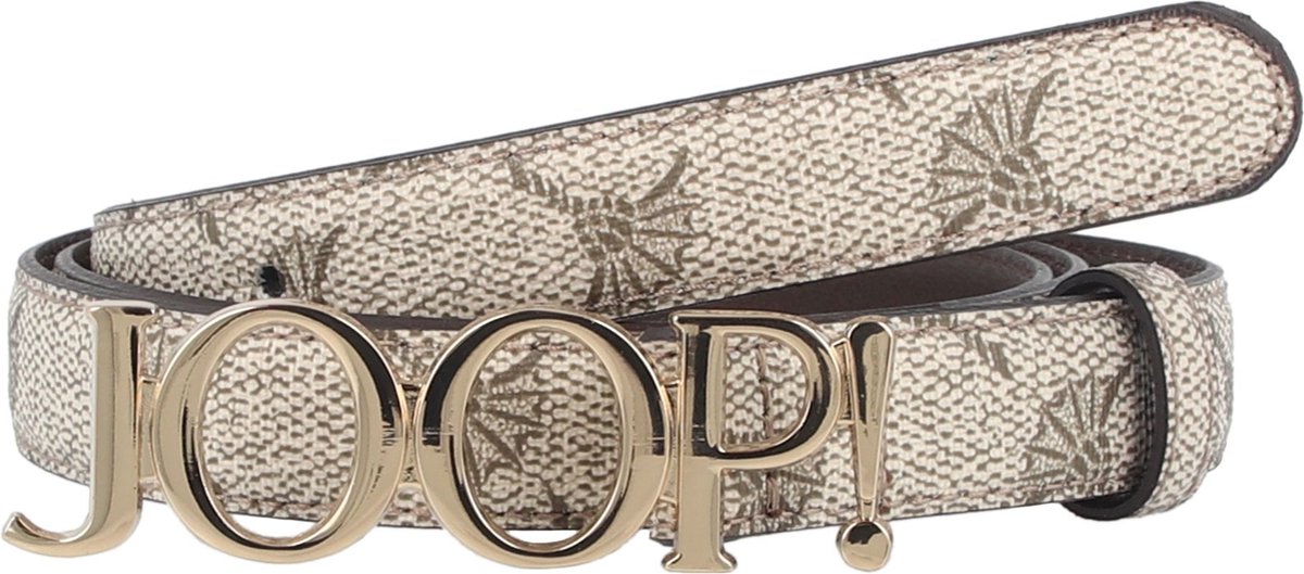 Joop! Logo Riem - Dames - 95 cm - offwhite-olive