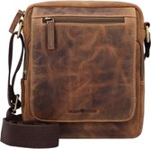 GREENBURRY schoudertas Vintage Crossbody Bag Brown bruine