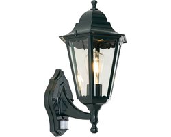QAZQA new orleans - Klassieke Wand lantaarn voor buiten - 1 lichts - D 28 cm - Groen - Buitenverlichting