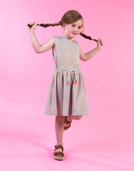 Oilily Dup - Robe - Filles - Blauw - 104