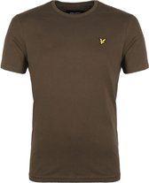 Lyle and Scott - T-shirt Olive - Heren - Maat L - Modern-fit