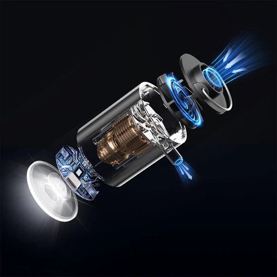 Flextail TINY PUMP X 2024 - 3-in-1 oplaadbare mini-luchtpomp + lamp licht gewicht 65gr kleur Zwart van Flextail — afbeelding 3